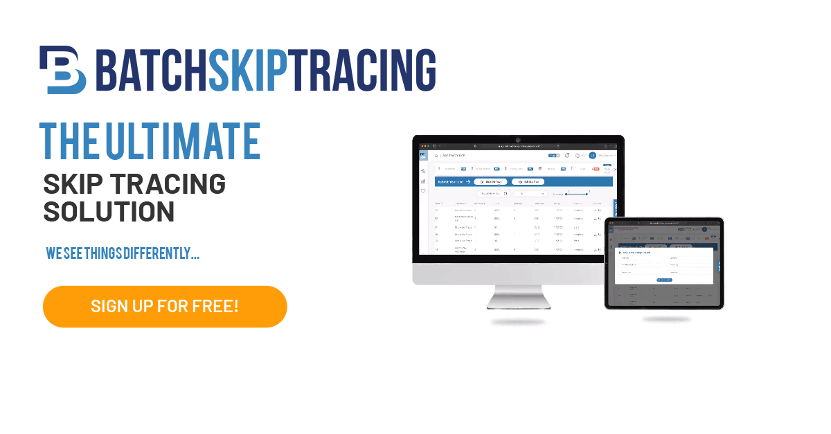 BatchSkipTracing Service For Realtors & Investors - Best Wholesale ...